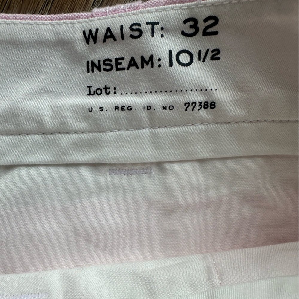 J. Crew Oxford Cotton men’s shorts, size 32 and 10.5 inseam, pink - Picture 4 of 5